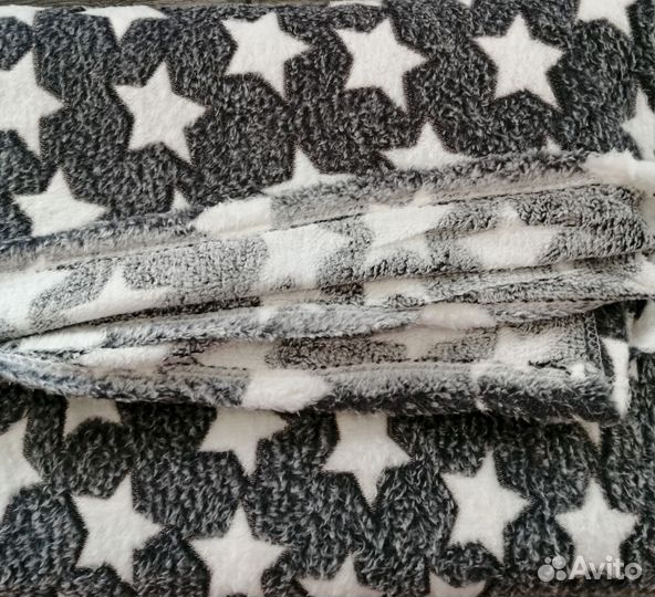 Плед покрывало флисовый новый