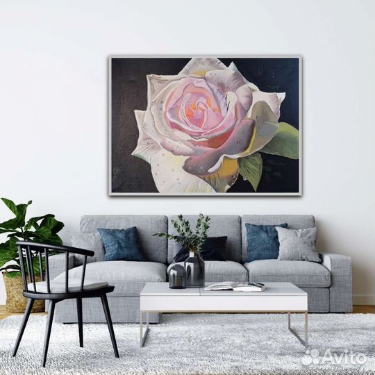 Картина Роза маслом