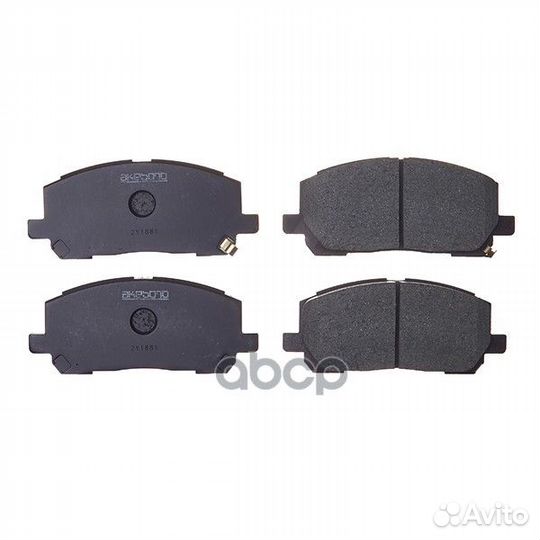 Колодки тормозные перед toyota kluger 00- AN-658WK