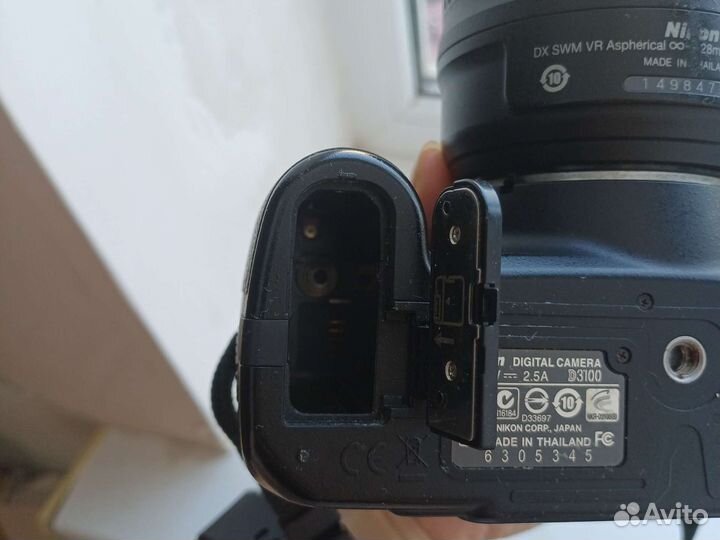 Зеркальный фотоаппарат nikon d3100