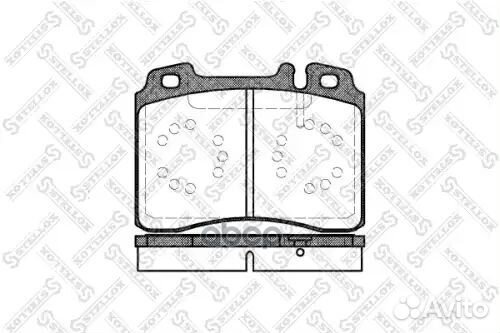 Тормозные колодки 390000SX Stellox