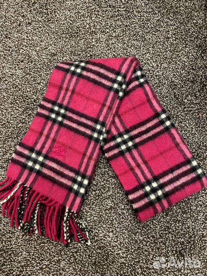 Шарф Burberry кашемир шерсть Оригинал