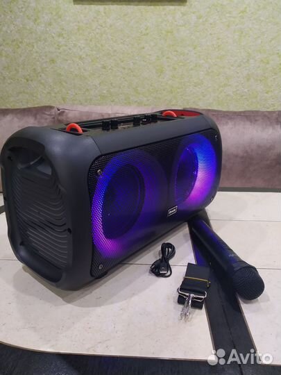 Портативная колонка bluetooth караоке