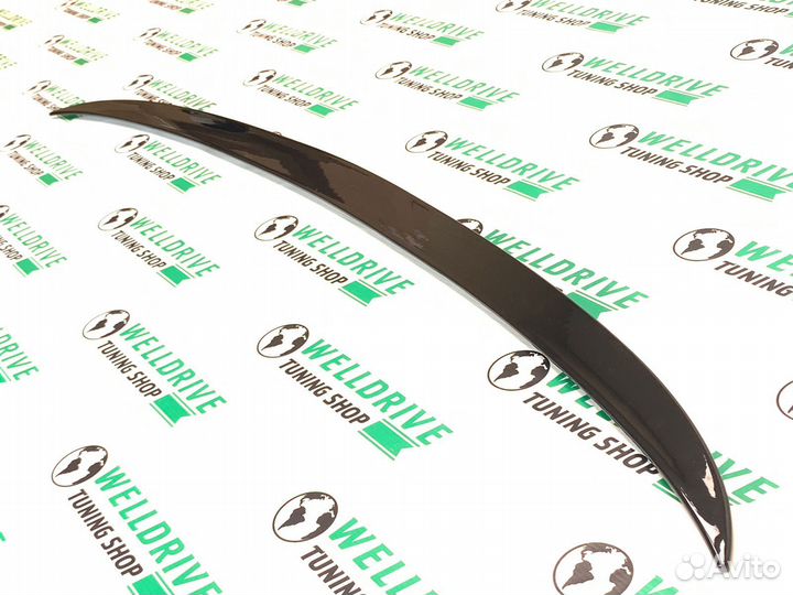 Cпойлер BMW 5 G30 М стиль черный глянец тюнинг