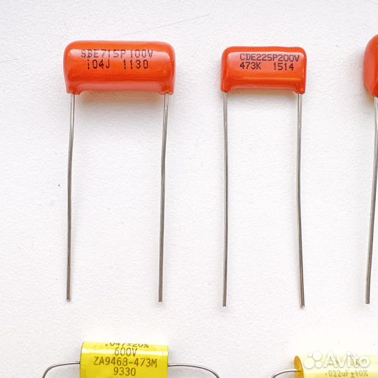 Конденсаторы для тембр-блока гитары