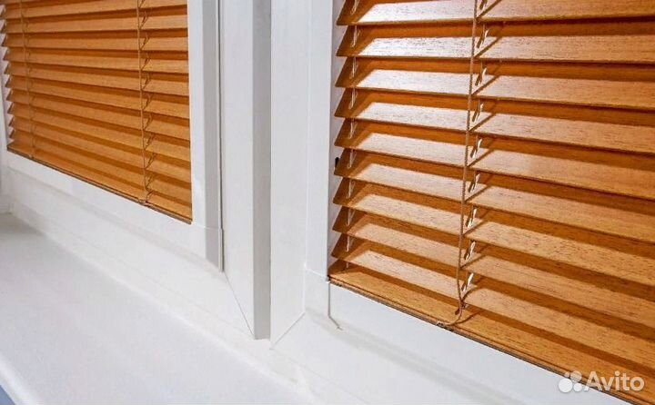 Горизонтальные жалюзи деревянные