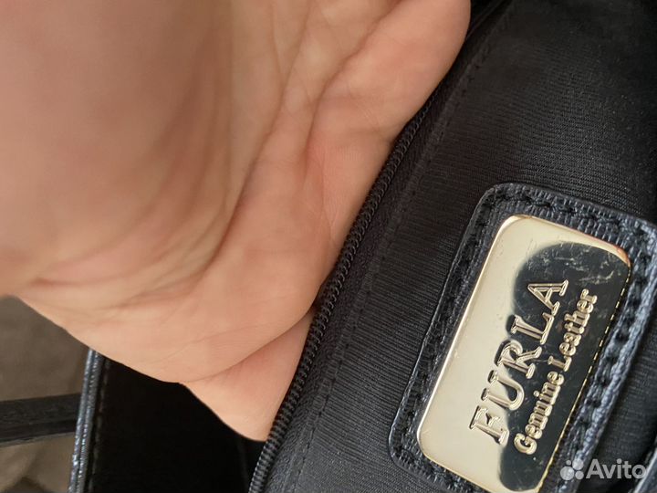 Сумка furla оригинал новая черная