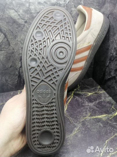 Кеды adidas handball spezial beige brown 41-45