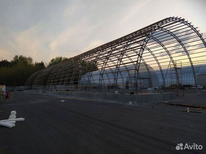 Каркас ангара Арки 21м