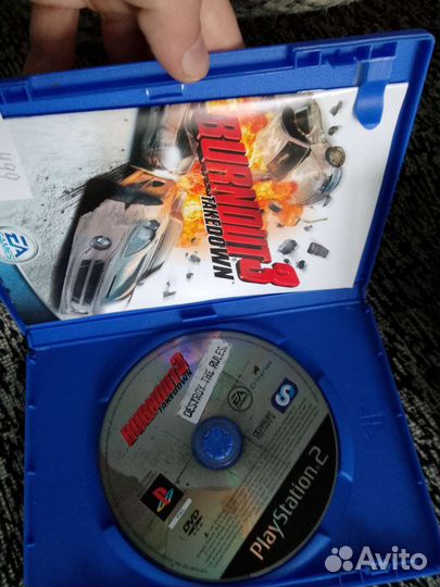 Игры на PS2 лицензия Burnout