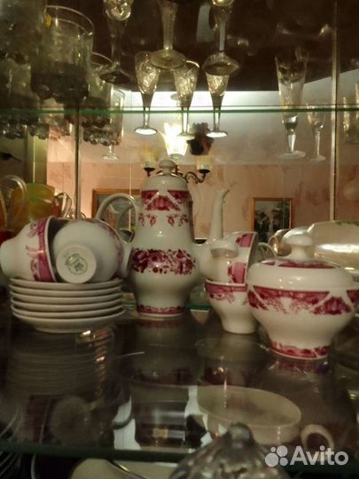 Кофейный сервиз фарфор (гдр)