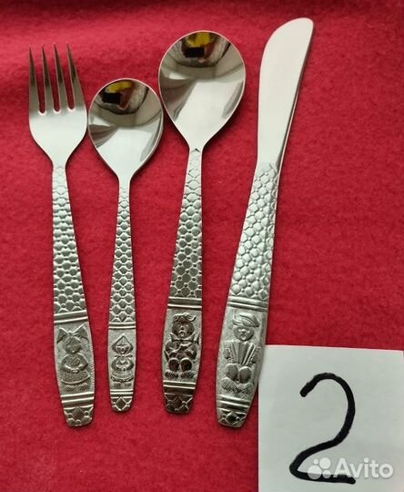 Детские вилки, ложки