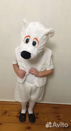 Новогодний костюм белого мишки