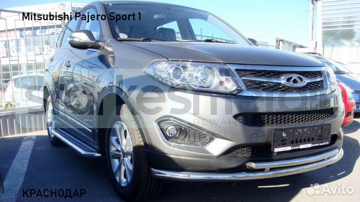 Пороги подножки Mitsubishi Pajero Sport 1 Classik