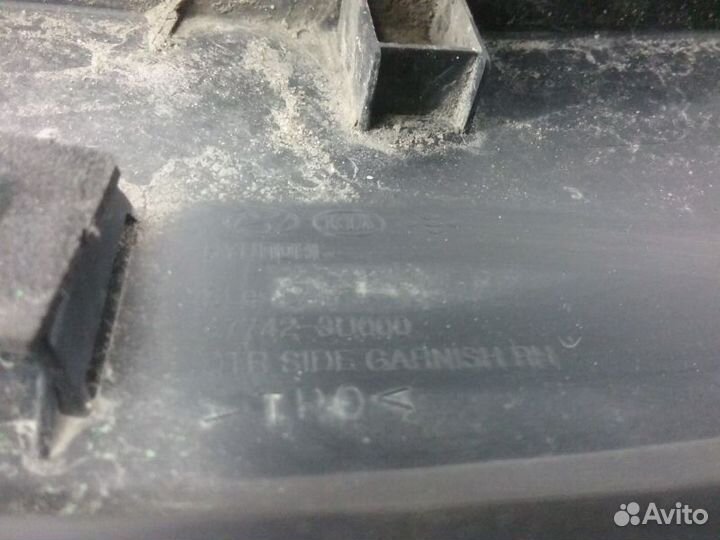 Накладка крыла заднего правого KIA Sportage 3