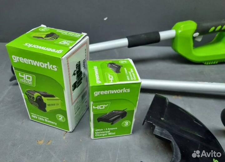 Триммер аккумуляторный greenworks