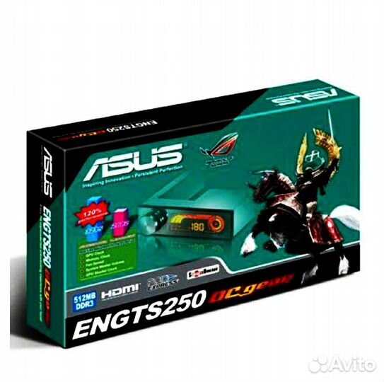 Asus nVidia GeForce GTS 250, 512мб