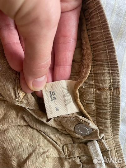 Рубашка и шорты Zara на мальчика 86