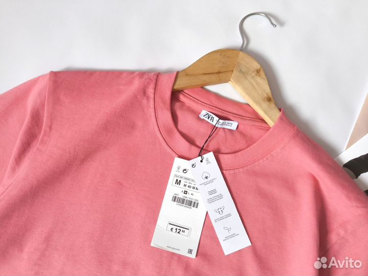 Футболка женская zara 44 46 новая премиум