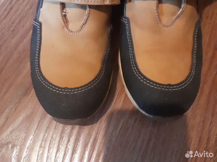 Ботинки tapiboo 35 р натуральный нубук и кожа