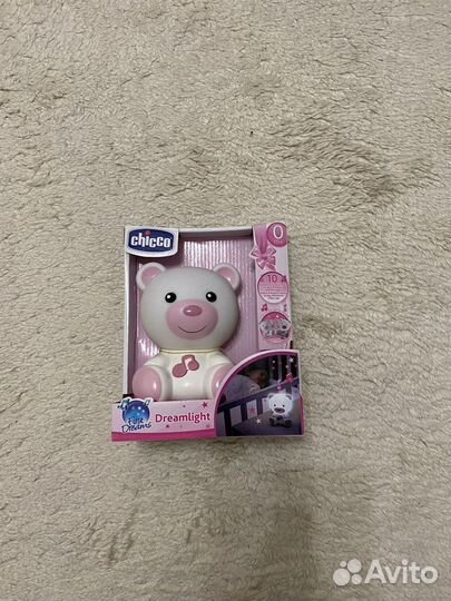 Ночник-игрушка медвежонок Chicco Dreamlight