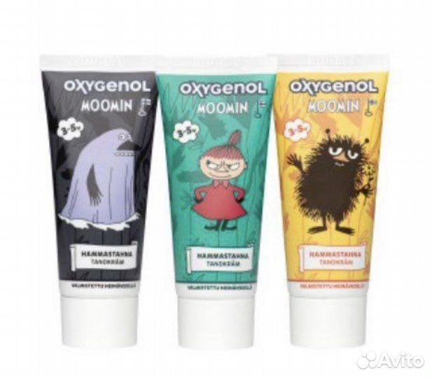 Moomin oxygenol детска зубная паста