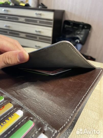 Мужской кошелек портмоне натуральная кожа