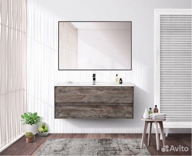 Тумба с раковиной BelBagno Kraft 120 см, цвет Pino Pasadena