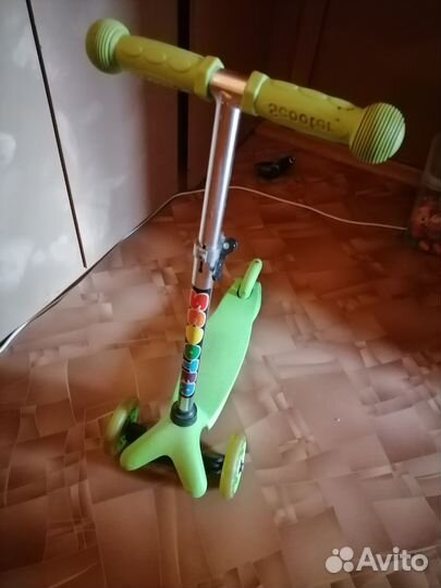 Самокат детский трехколесный бу