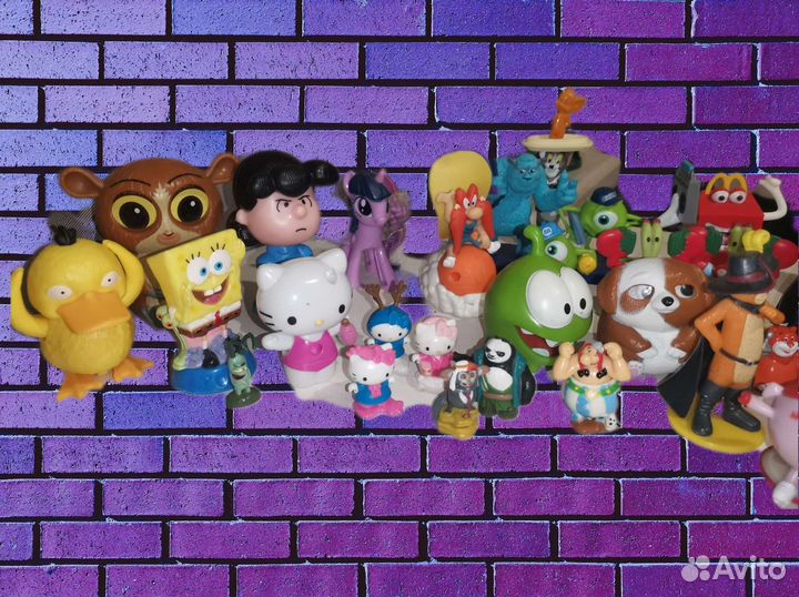 Фигурки из Макдональдса, бургер кинг, киндера и др