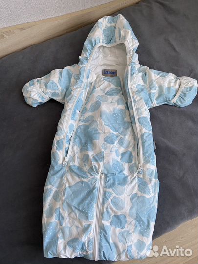 Комбинезон-конверт Lassie+поддева, шапки и пинетки