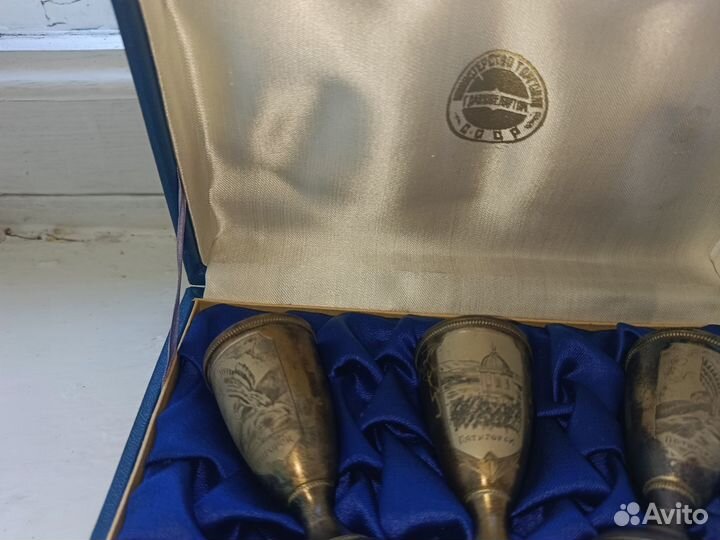 Серебряные рюмки СССР