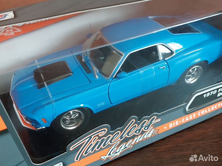 Новый Ford Mustang Boss 429 1970 MotorMax 1:24