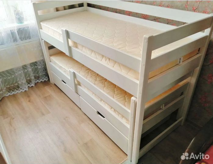 Детская выкатная кровать
