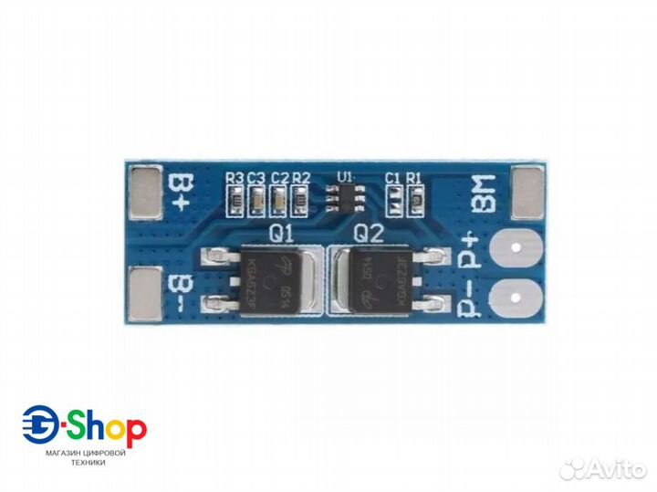 Контроллер заряда Li-Ion акб BMS 2S 8А