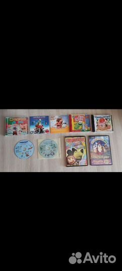 Детские CD и DVD диски(за все)