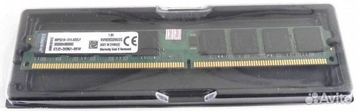 Оперативная память Kingston KVR800D2N6/2G 1x2 гб