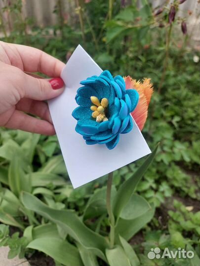 Заколка для волос ручной работы