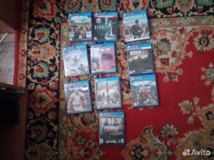 Игровые диски на ps4