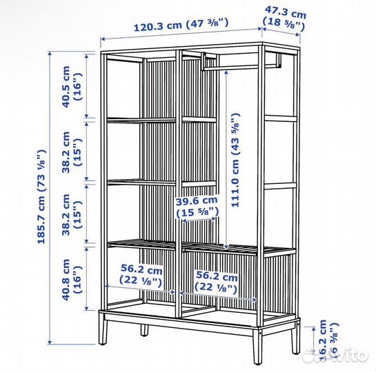 Шкаф IKEA nordkisa