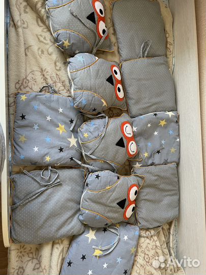 Бортики в детскую кроватку