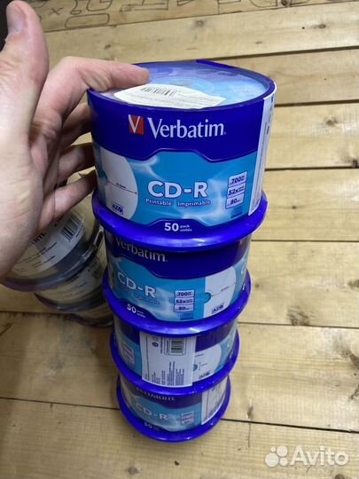 Оптические диски verbatim CD-R 52 X 700MB 50 шт/уп