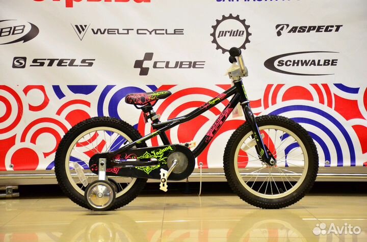 Велосипед детский GT OS Laguna16 Gloss Black