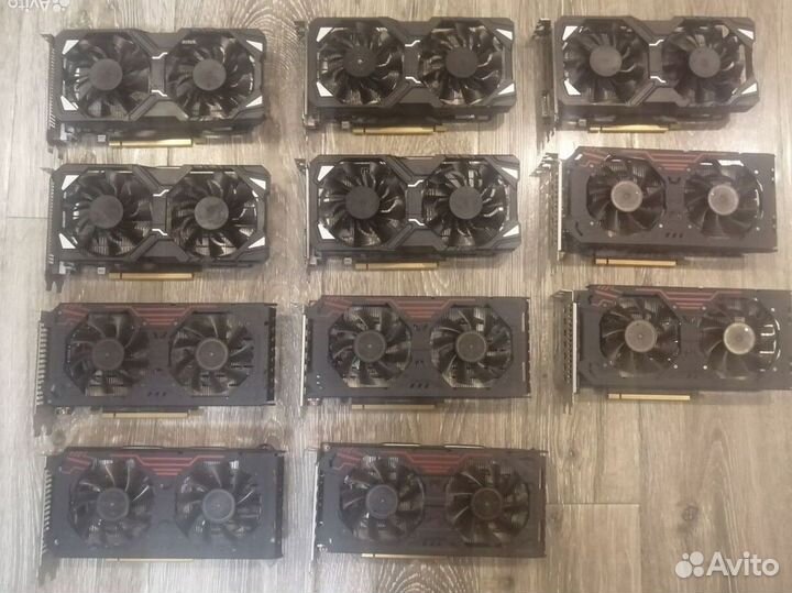 Видеокарты p106-100 6 gb
