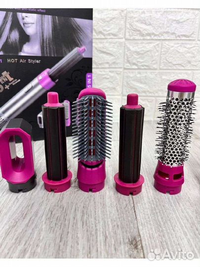 Мультистайлер 5в1, фен завивки волос, для укладки