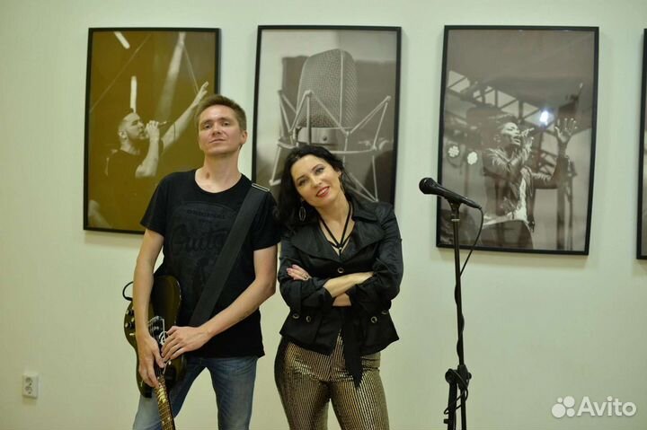 Живая музыка-дуэт Кислород (вокал + гитара) группа