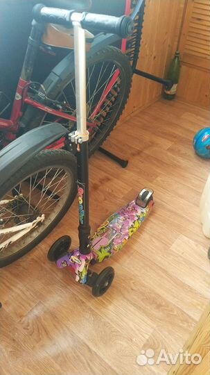 Самокат детский трехколесный Scooter