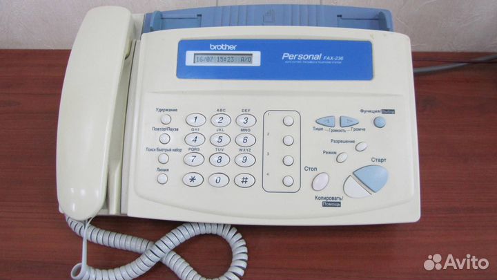Телефонный аппарат/Факс Brother FAX-236