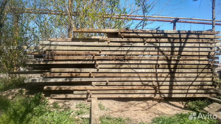 Доски и пиломатериалы б/у