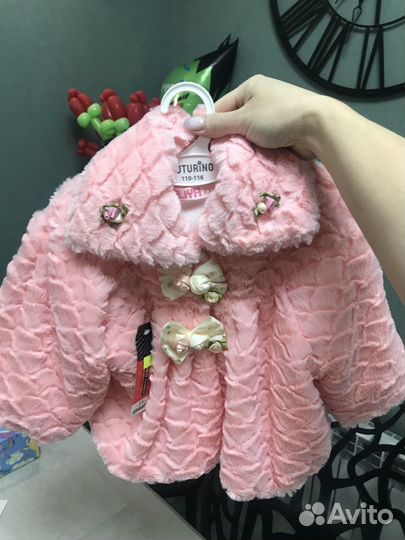 Нарядная шубка, 104-116 р-р